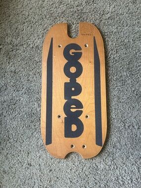 Go-Ped Know-Ped Deck Original with Grit (Grip Tape) New Without Tags Brown Black